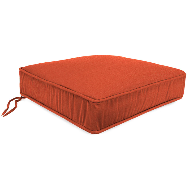 Sunbrella Textured Brown Indoor Outdoor Deep Seating Cushion By Humble